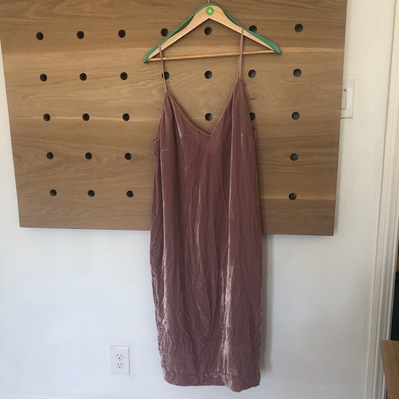 Mara Hoffman Velvet Mauve Georgia Slip Dre… - Picture 4 of 4